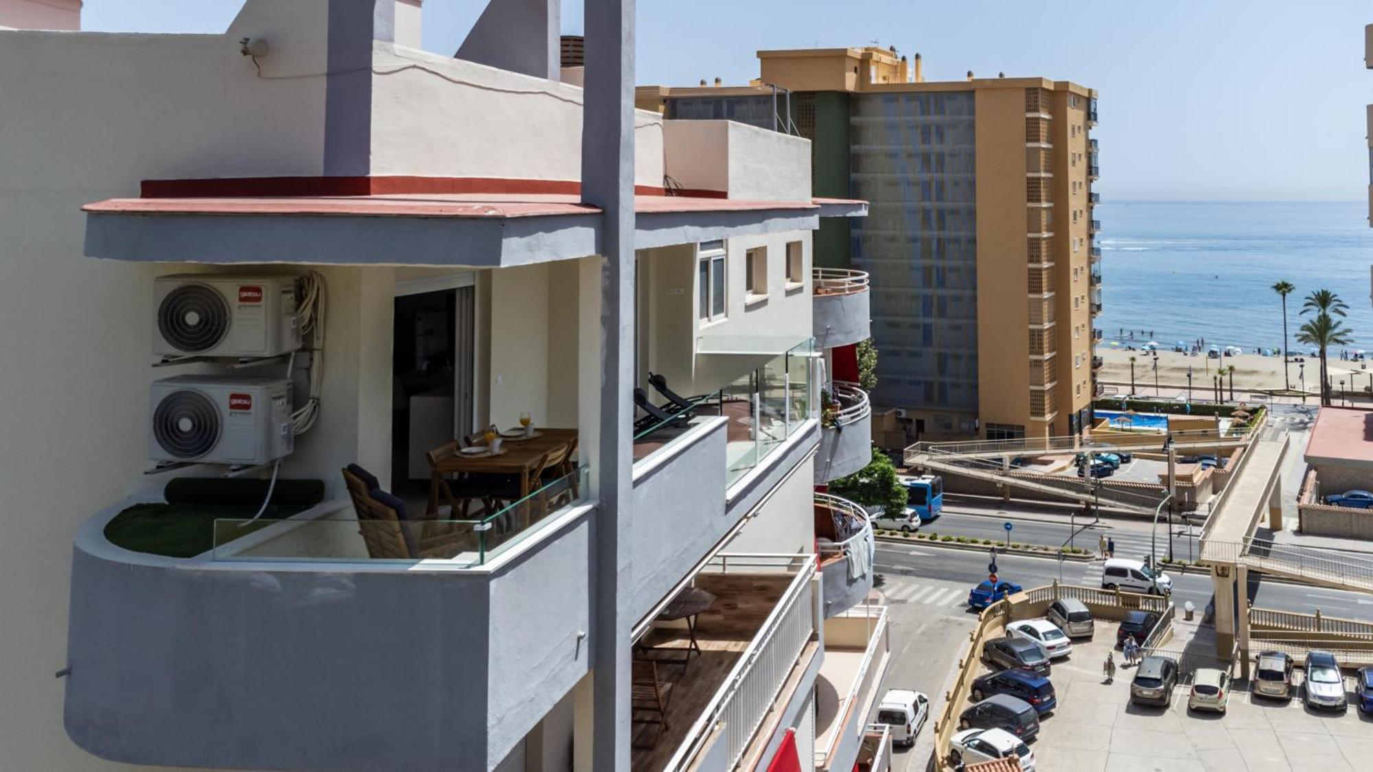 Sur Del Sol 3 Hab Y 2 Wc Con Gran Terraza Y Piscina A Pasos De La Playa *