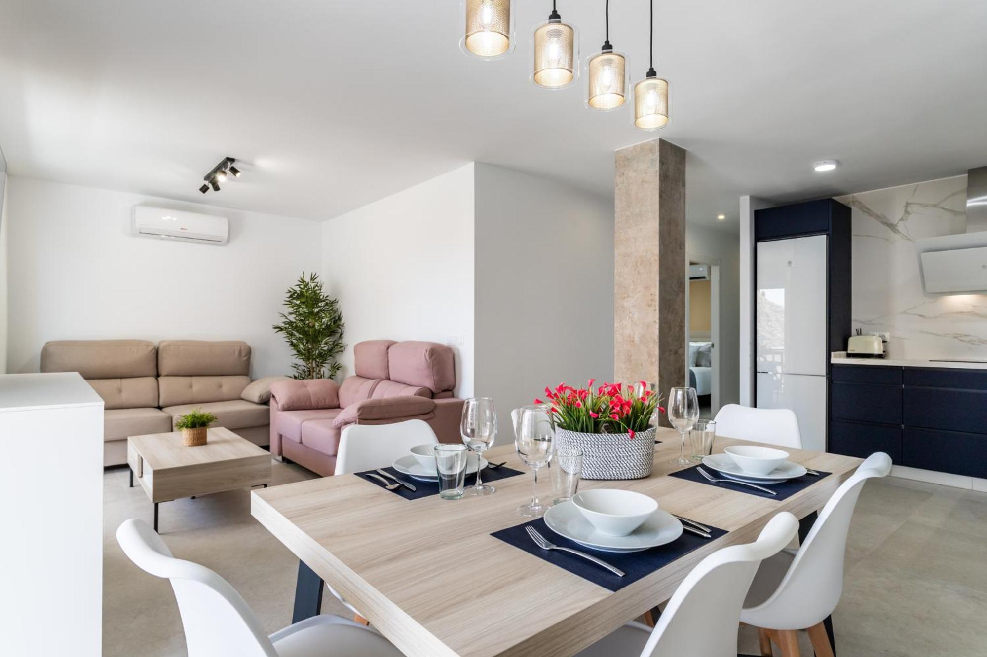 Apartamento Sur Del Sol 3 Hab Y 2 Wc Con Gran Terraza Y Piscina A Pasos De La Playa